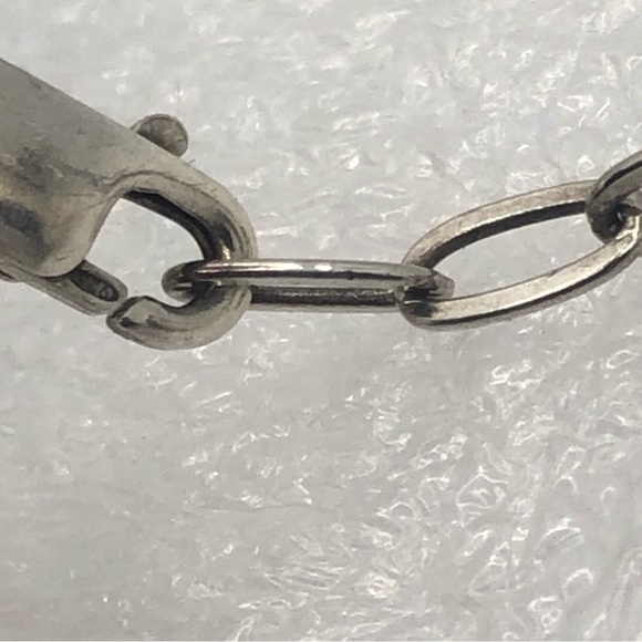 Vtg Sterling Liquid Silver Heishi Bead Ball Tipped Bracelet 7” - 8.5” Adjustable - Picture 7 of 8